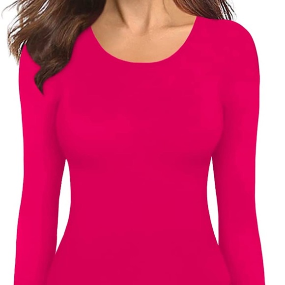 Tops - NWT Mango pop pink bodysuit